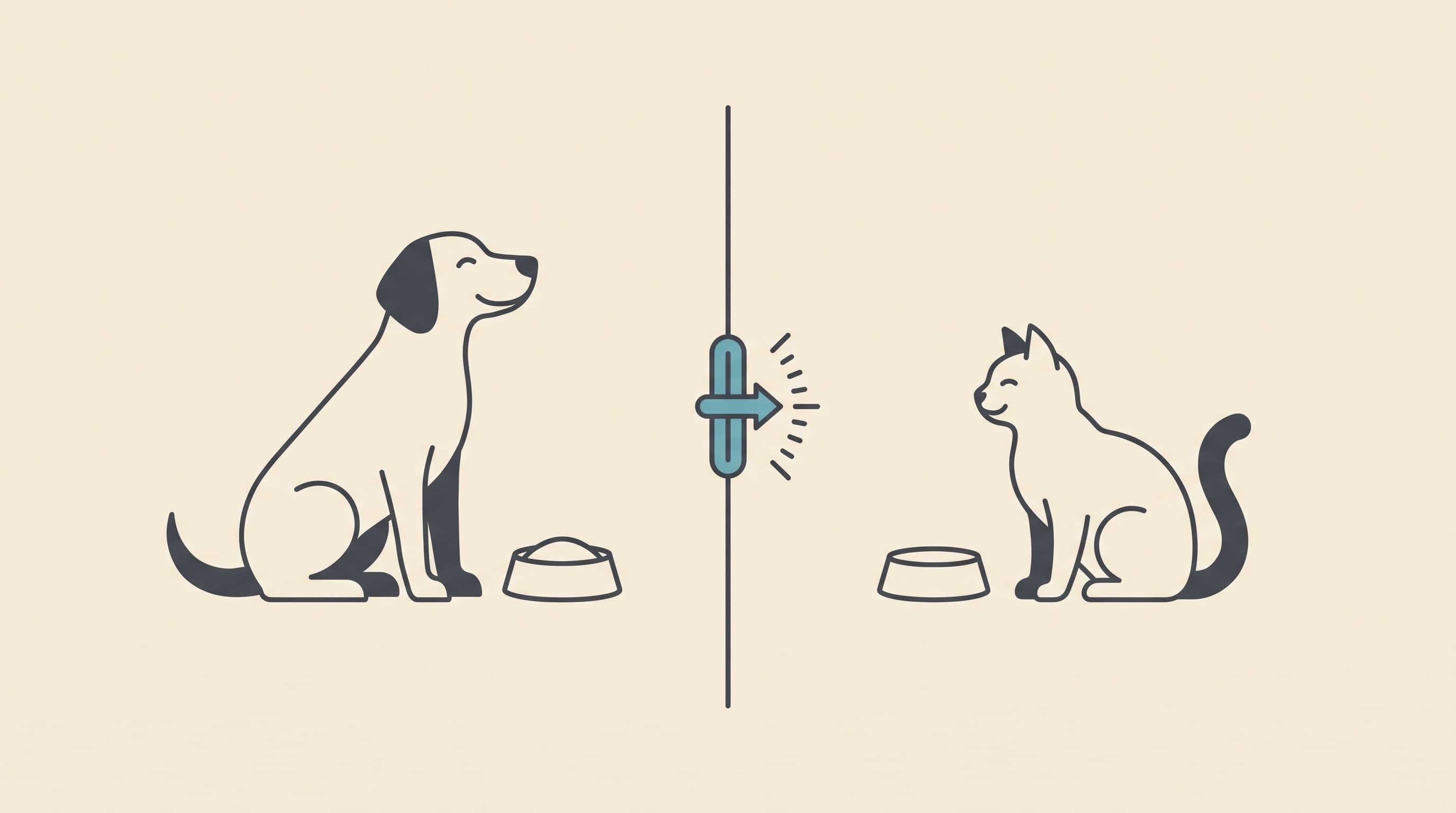 Diet as a Lever: Low-Carb Cats, Consistent Dogs