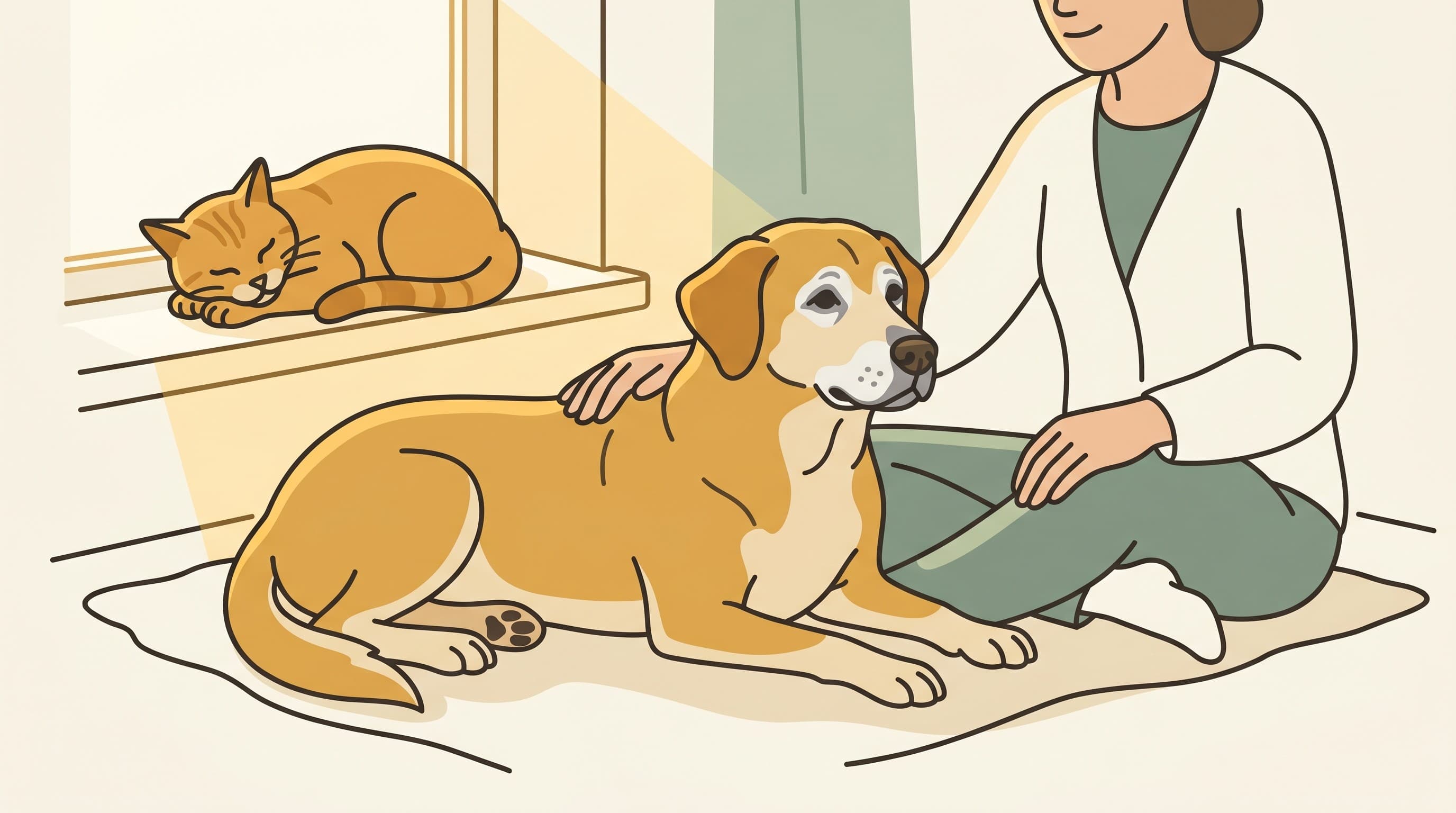 The first signs your pet is getting older (normal vs not)