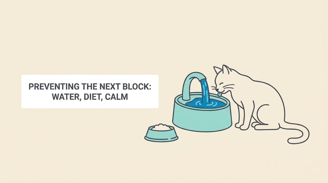 Will It Happen Again? Preventing a Re-block After Your Cat Comes Home