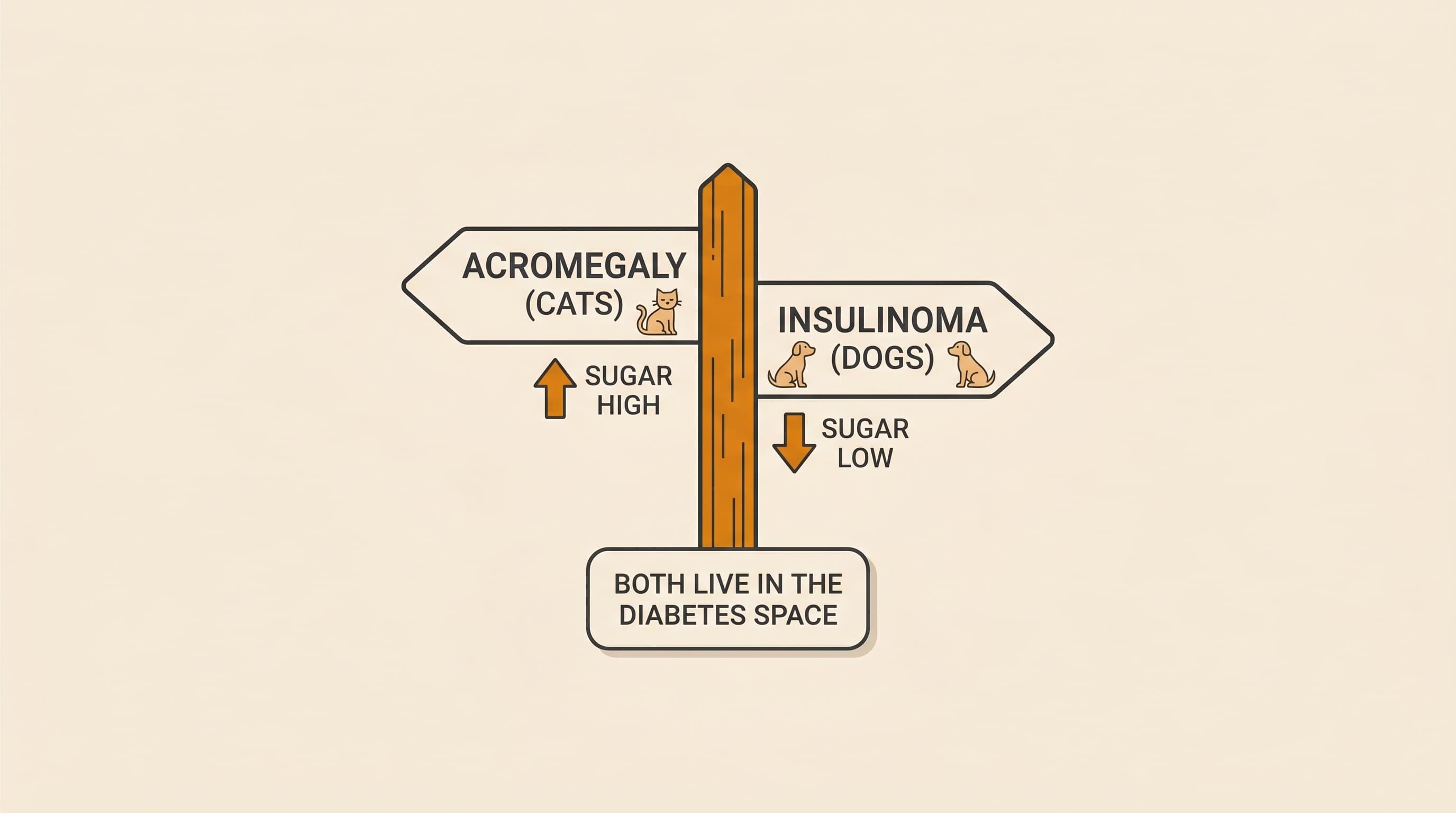 Acromegaly and insulinoma: a signpost (owned by the Diabetes space)