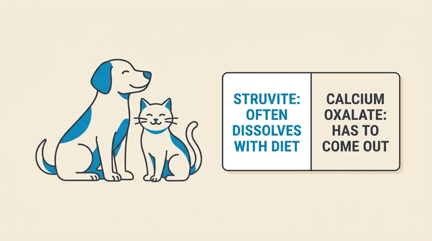 Bladder Stones in Cats and Dogs: The Two Main Types, and Why the Difference Is Everything