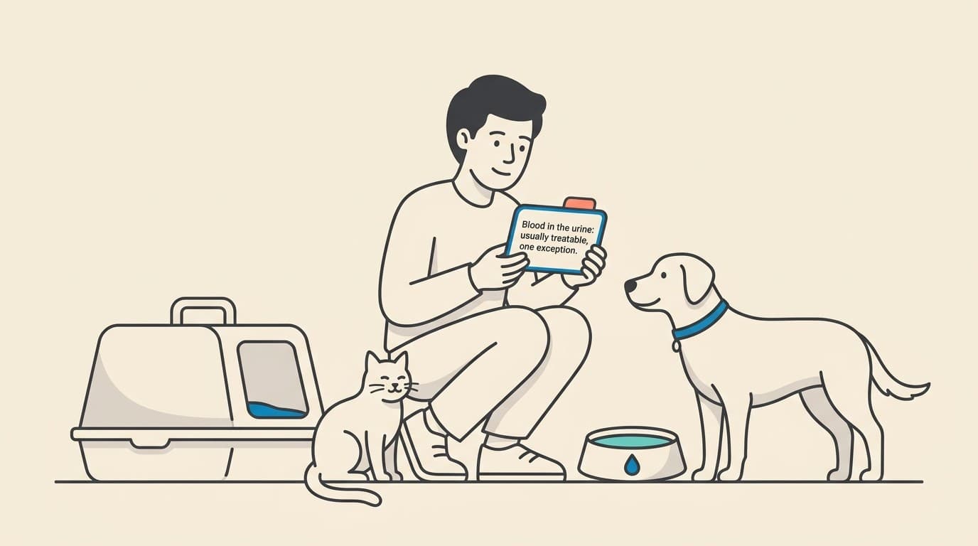 Blood in Your Pet's Urine: What It Means and How Worried to Be
