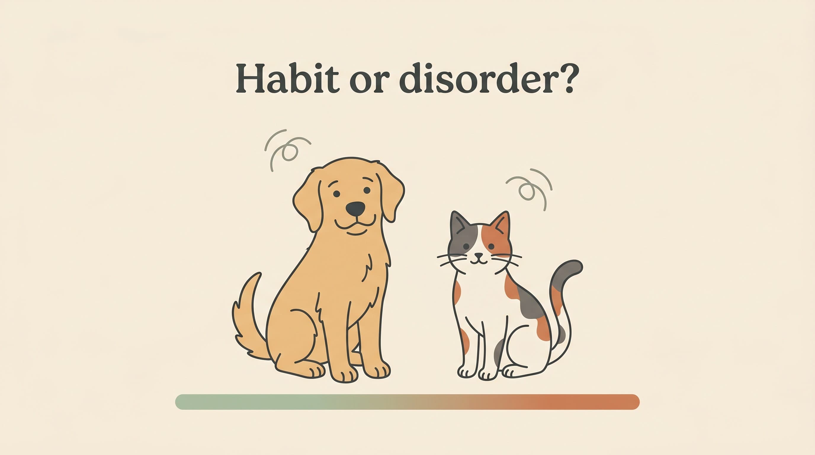 Compulsive behaviour: tail-chasing, flank-sucking, light-chasing and more