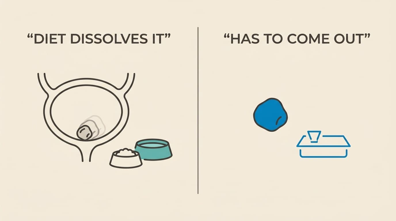 Dissolving Struvite Stones with Diet, and When Surgery Is Needed Instead