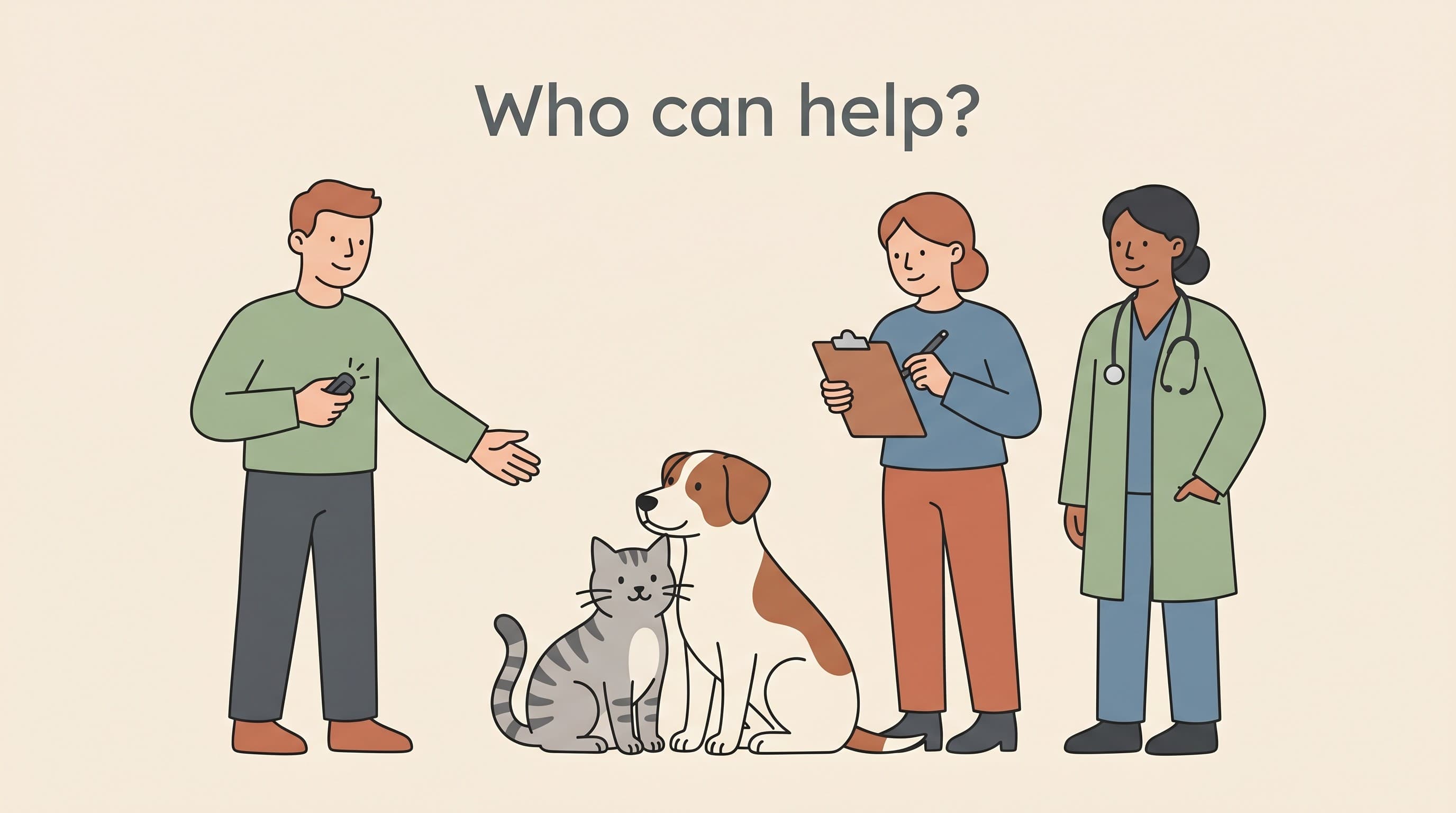 Finding real help: vet, behaviourist or trainer, and how to tell them apart