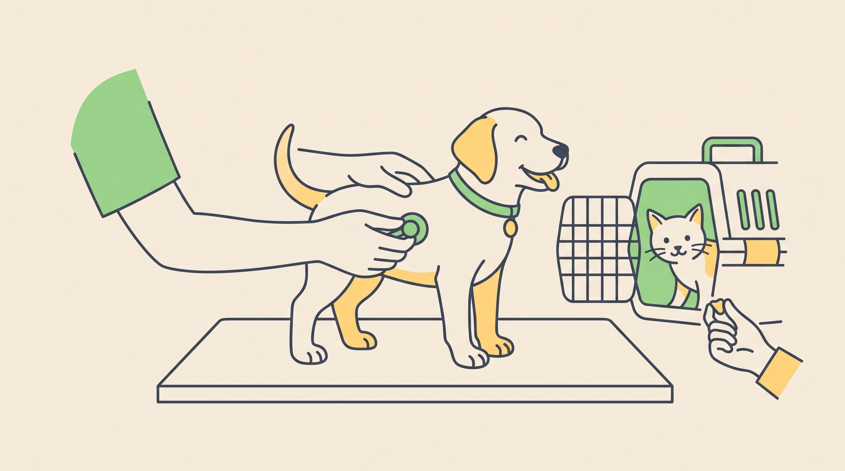 The first vet visit and the microchip law