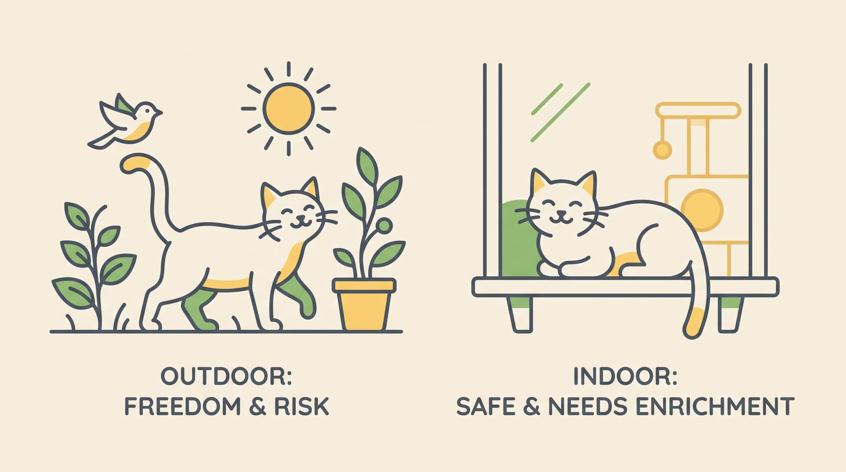 Indoor or outdoor: making the decision for your cat
