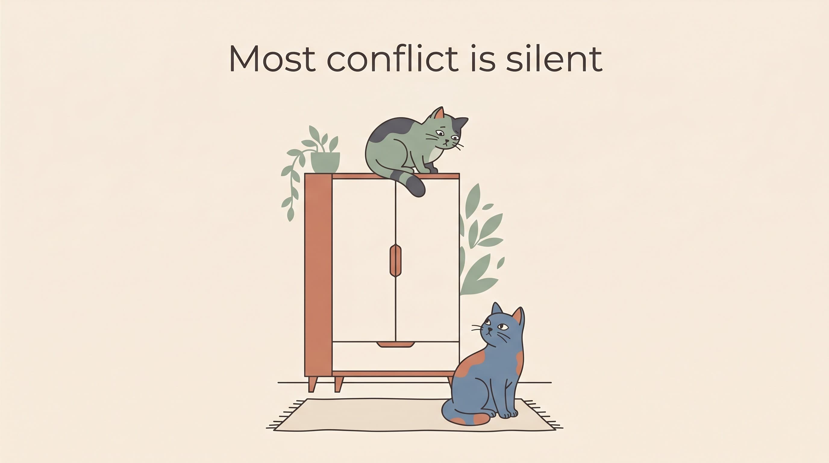 Cats that do not get along: easing inter-cat tension at home