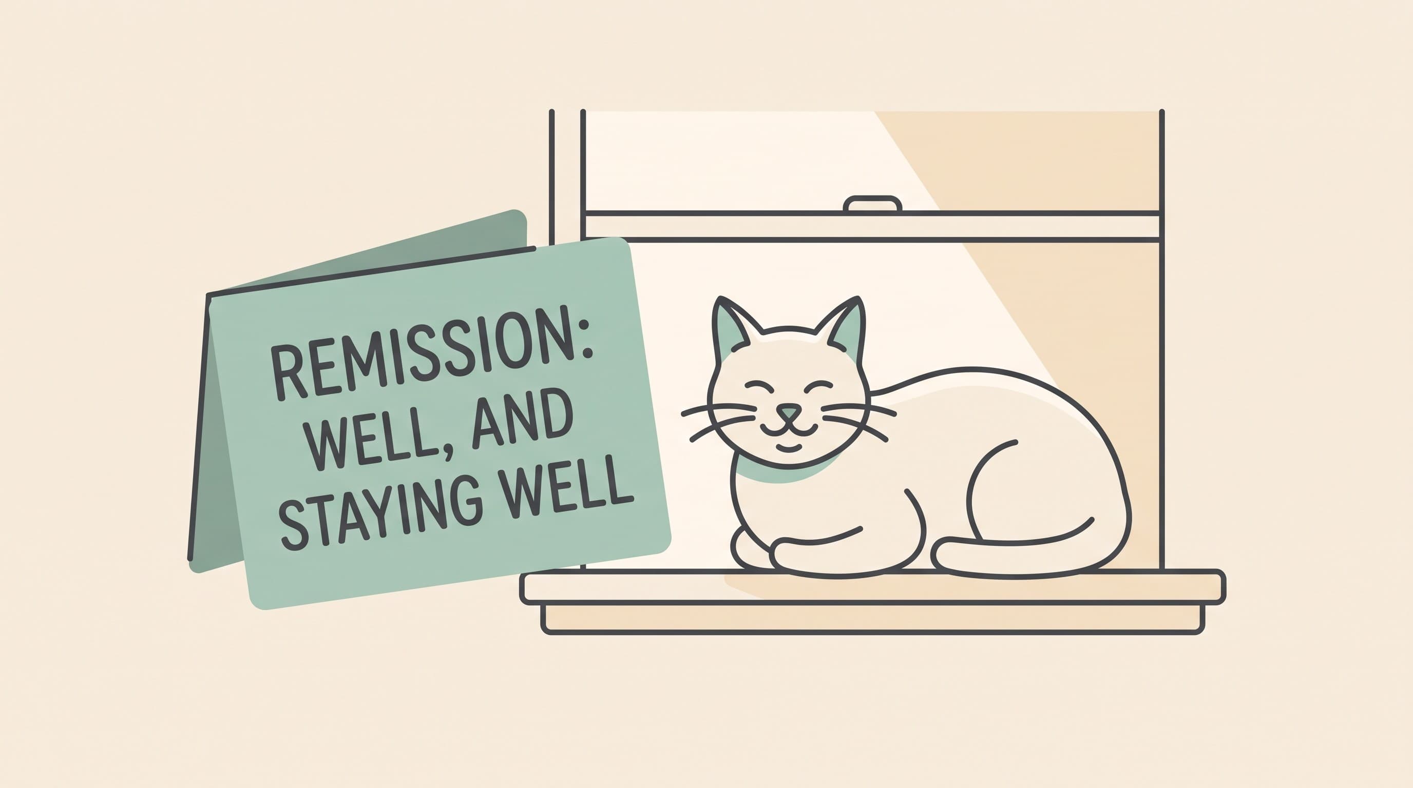 "Is my cat cured?" What remission really means