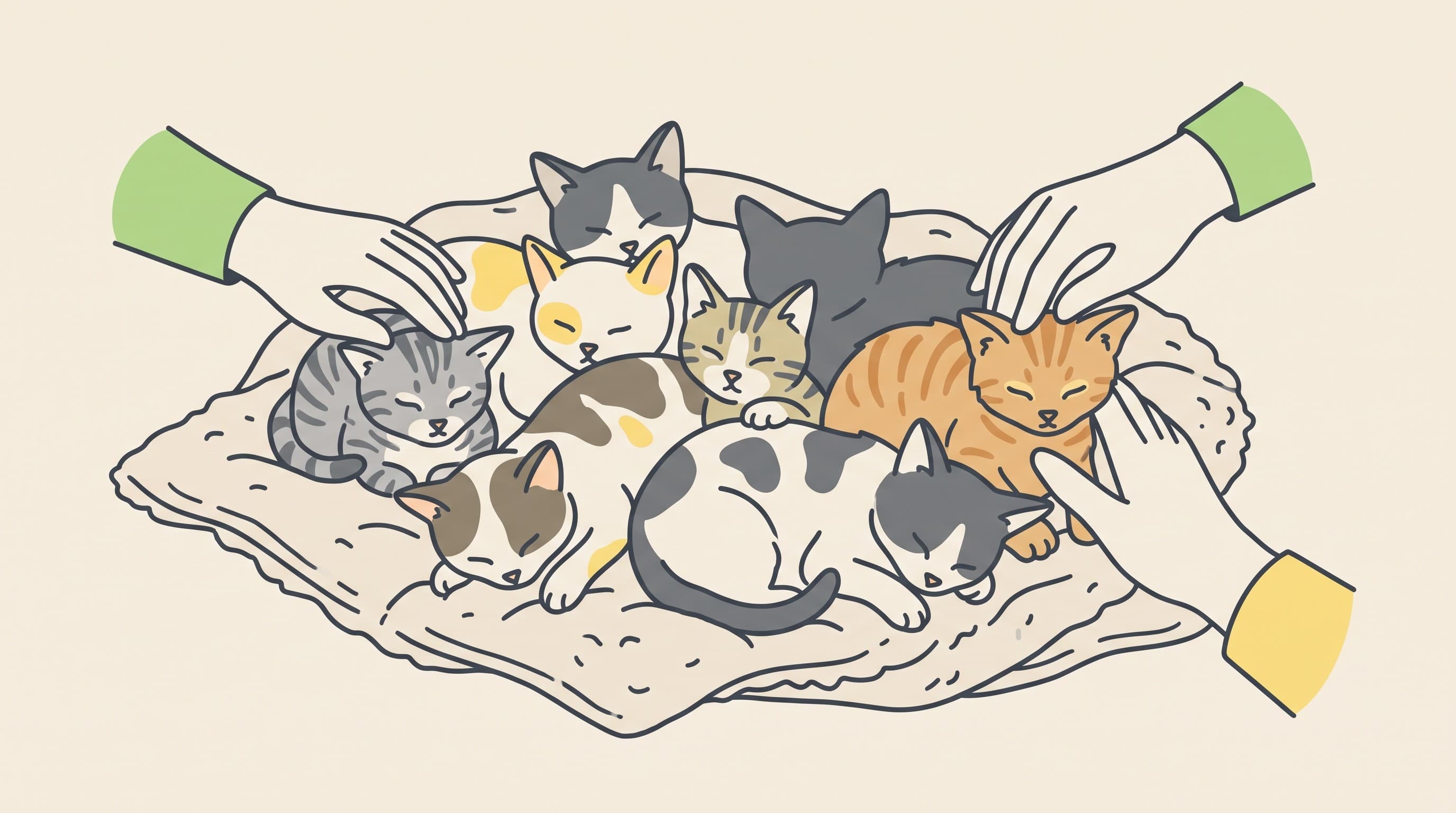 Handling your kitten: the 2 to 9 week window