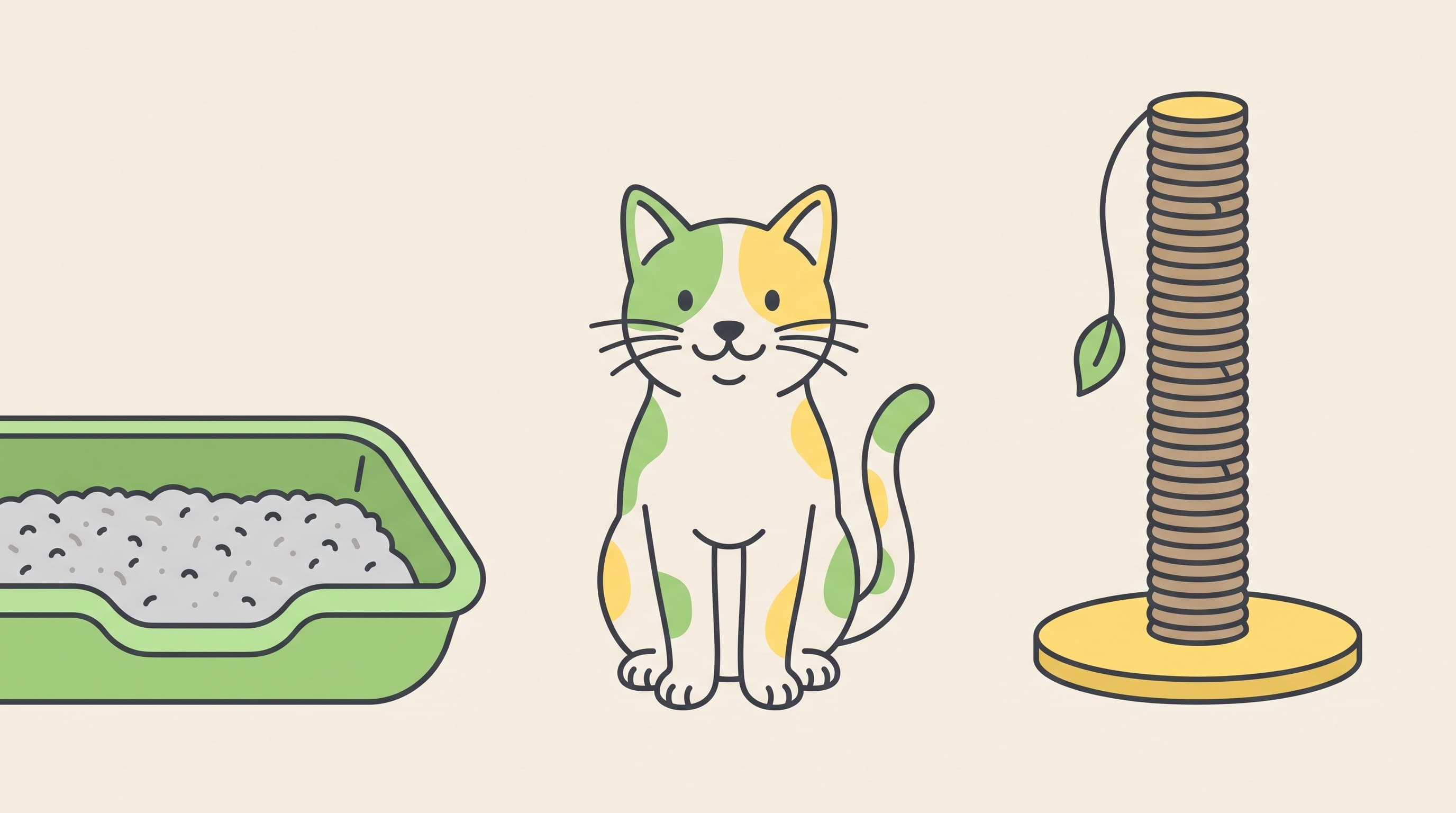 Litter training and scratching: setting a kitten up right