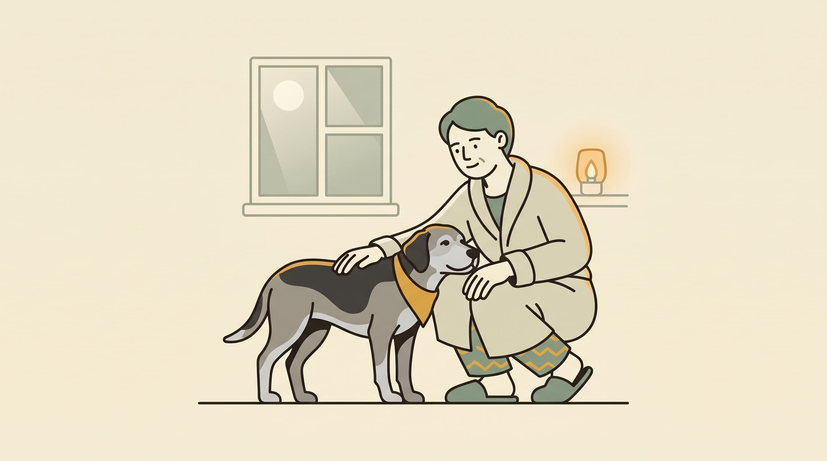 Living with canine cognitive dysfunction: a day-and-night plan