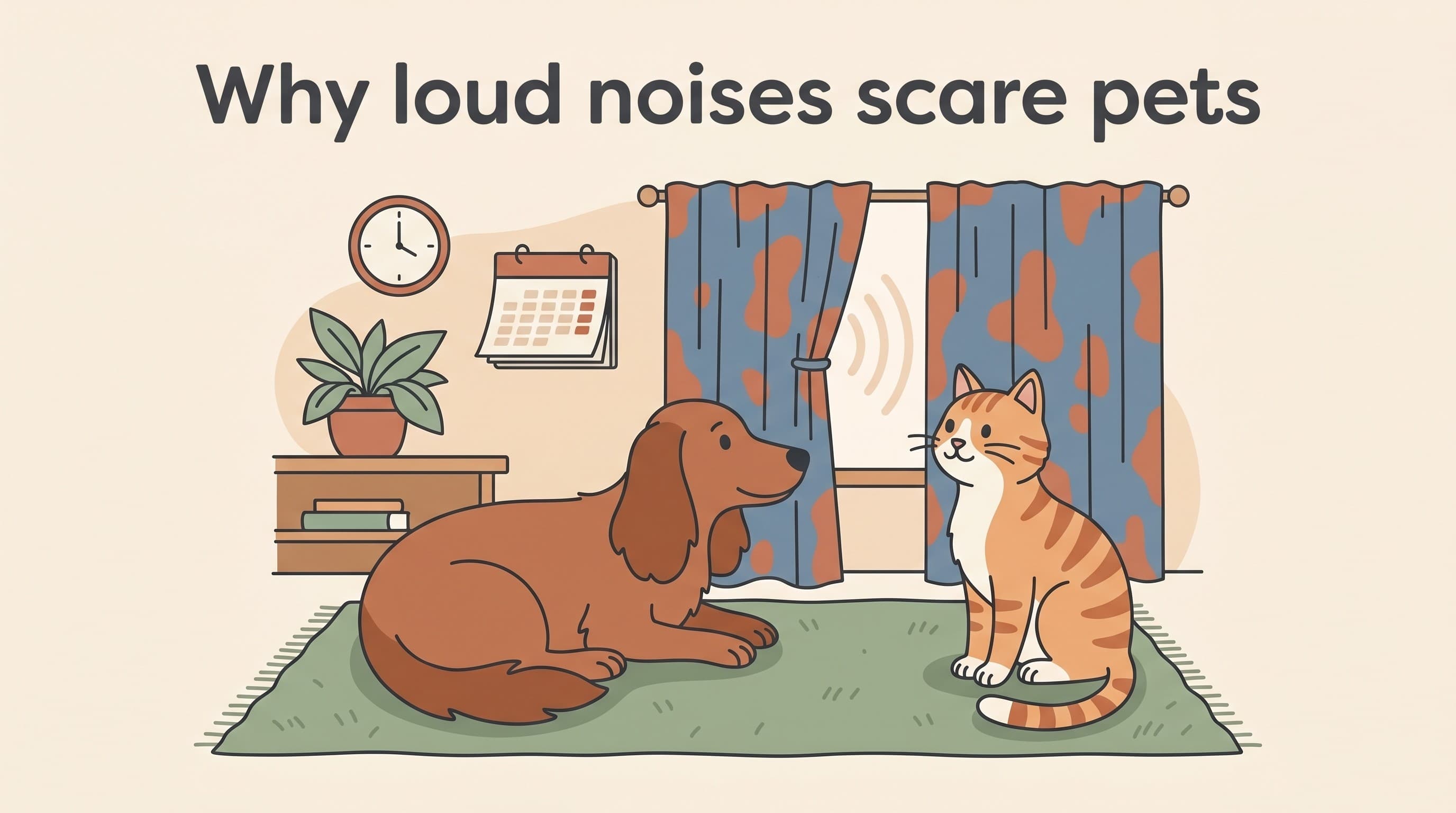 Noise and firework fear: why it happens and why it worsens with age