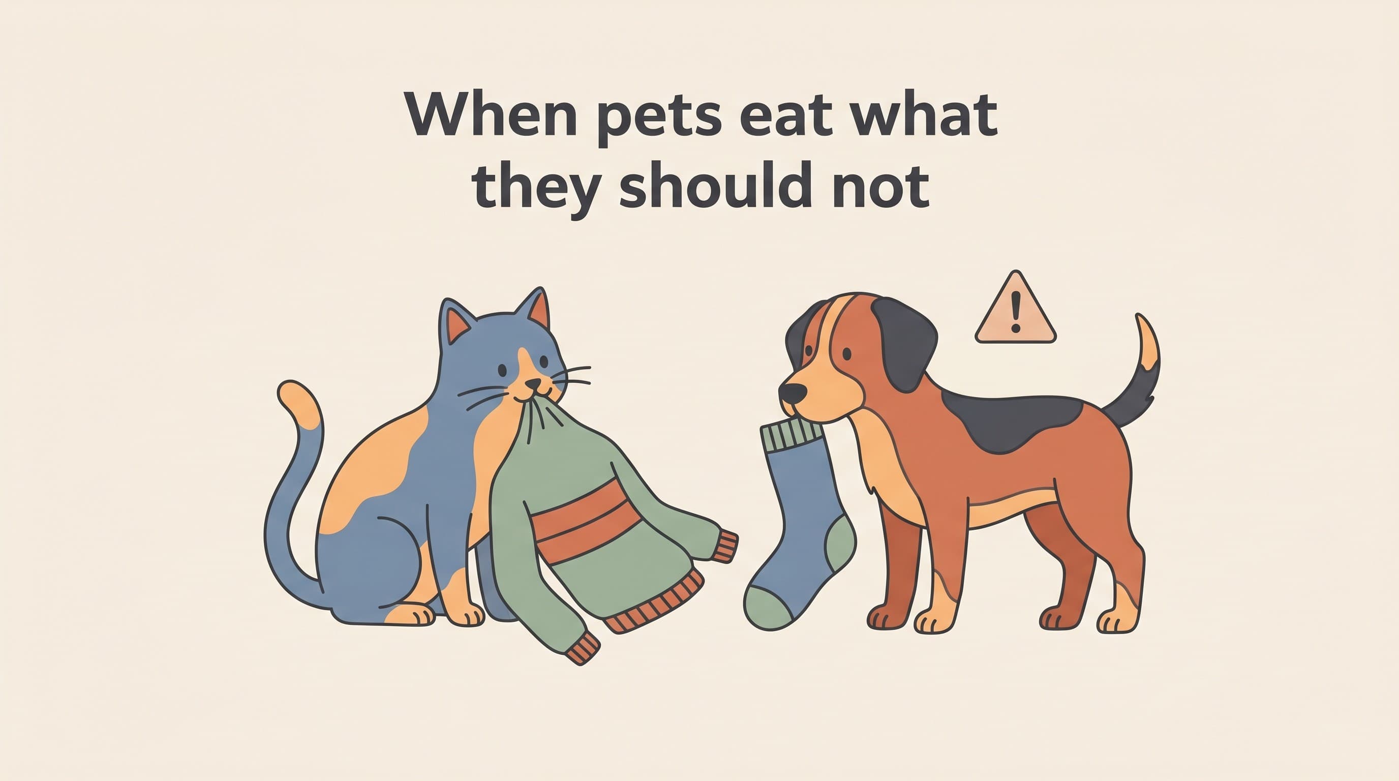 Pica and wool-sucking: why pets eat what they should not