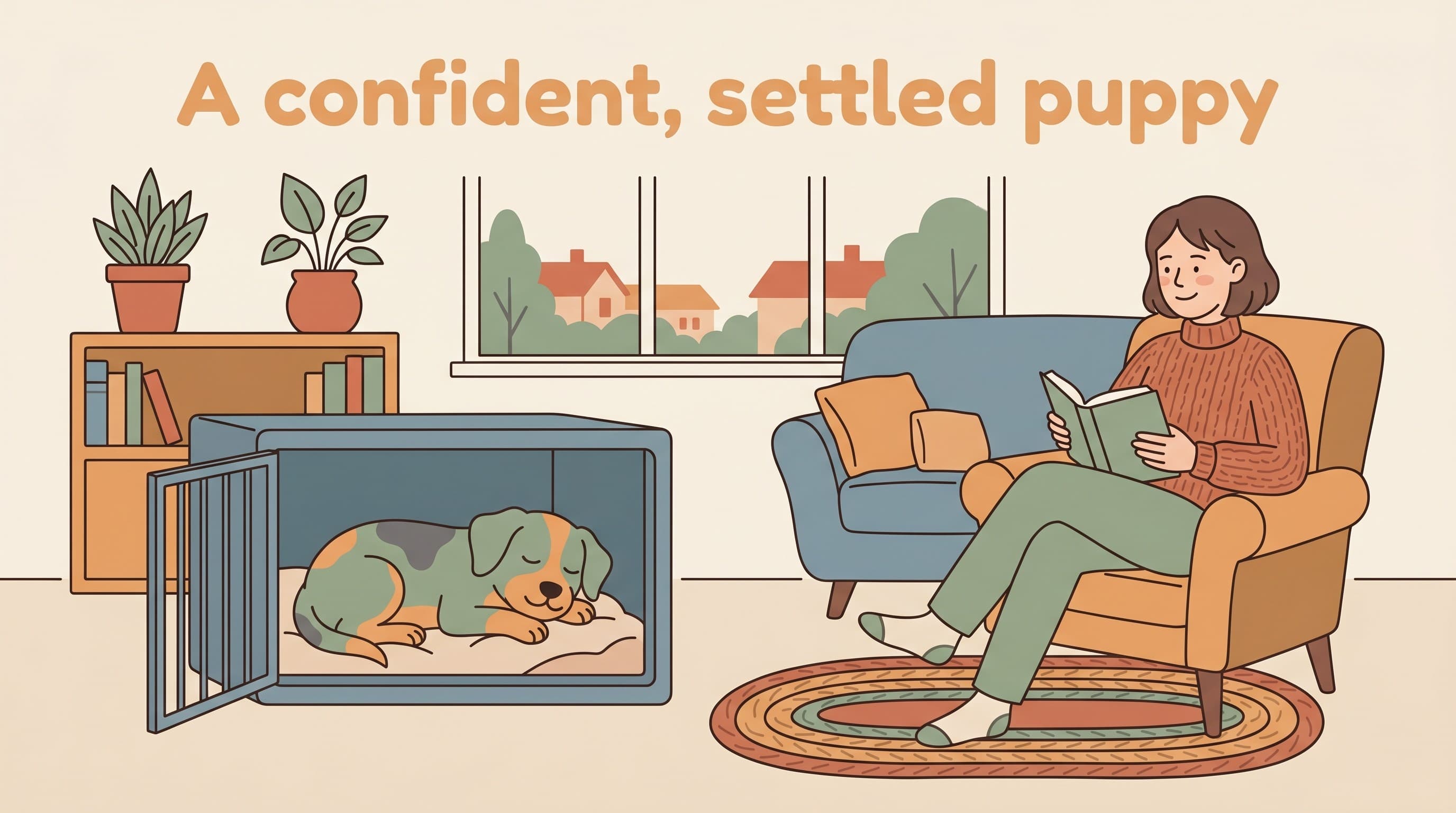 Puppies and prevention: building alone-time tolerance from the start