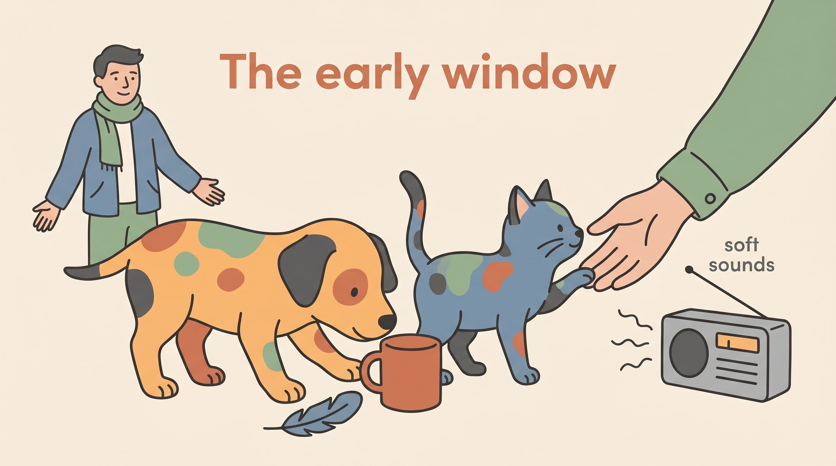 Socialisation done right: the puppy and kitten window, and what to do if you missed it