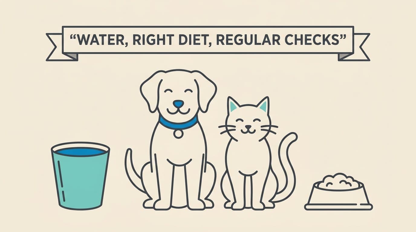 Diet and Water for a Stone-Forming Pet: The Prevention Plan for Life