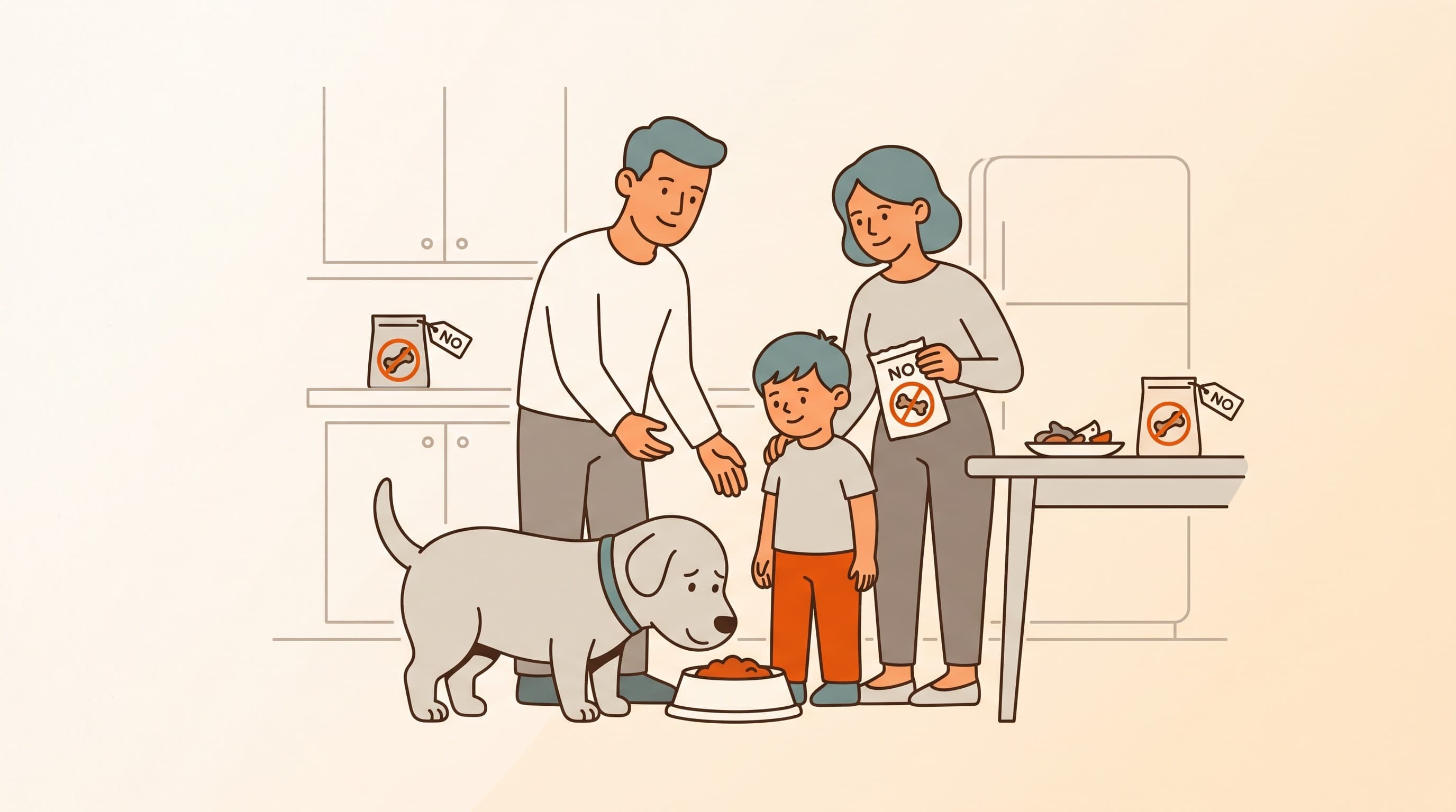 Surviving the food trial: treats, family, scavenging and staying strict