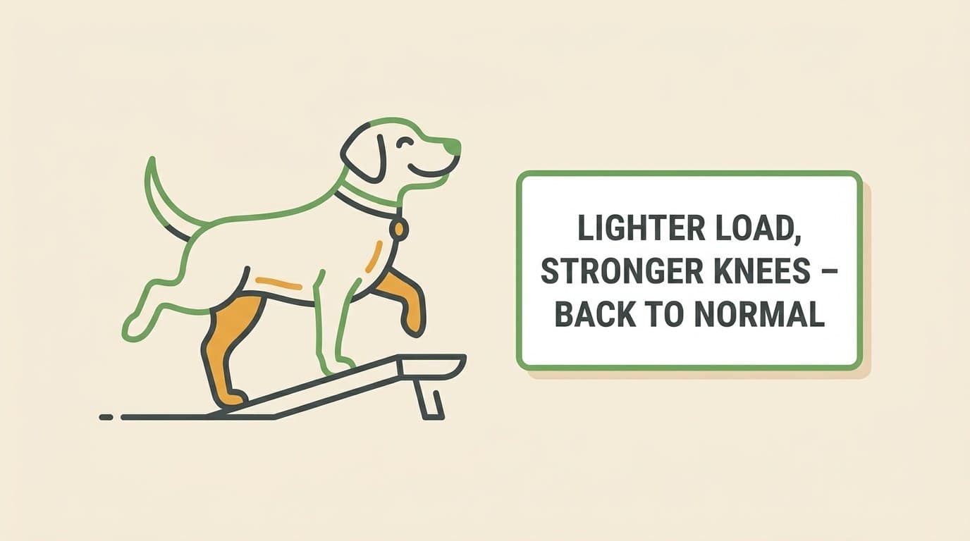Weight and the cruciate: protecting the knees