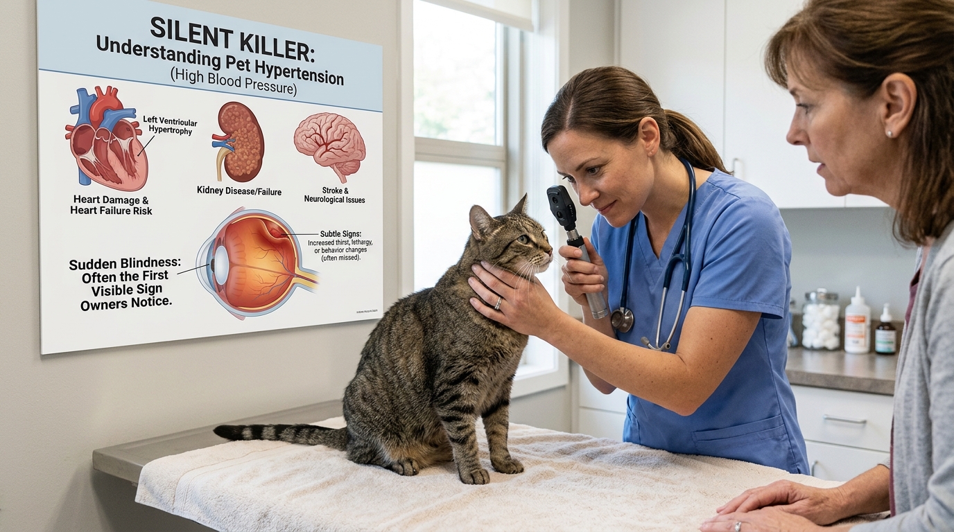 How silent high blood pressure damages the eyes, brain, heart and kidneys