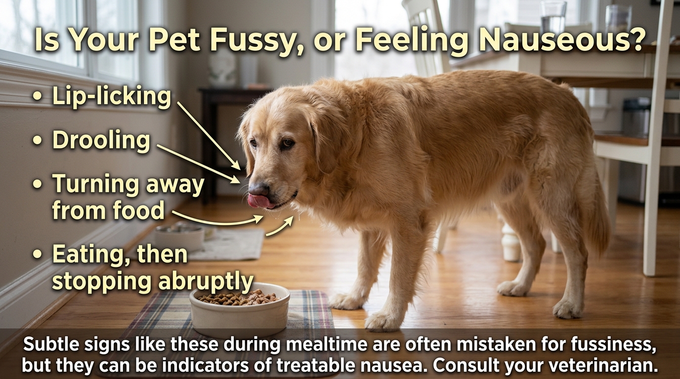 Signs your pet with kidney disease may be feeling nauseous