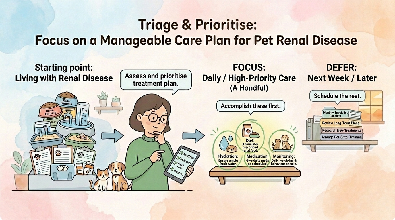 What to do this week, what can wait, with kidney disease